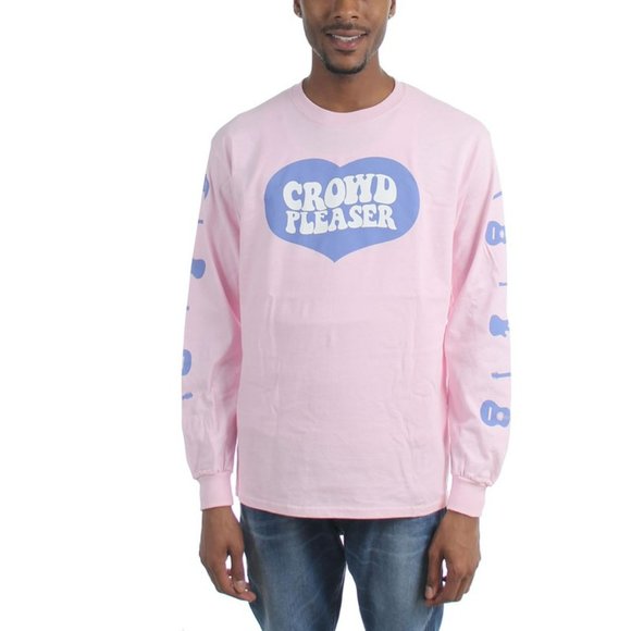 RAE SREMMURD Men's "Crowd Pleaser" Long Sleeve Double Sided Medium Pink - Picture 5 of 8